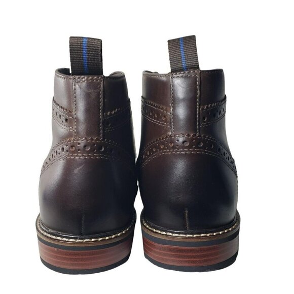 Nunn Bush Mens Ozark Brown Leather Lace Up Lightweight Chukka Ankle Boots Size 9 main image 4